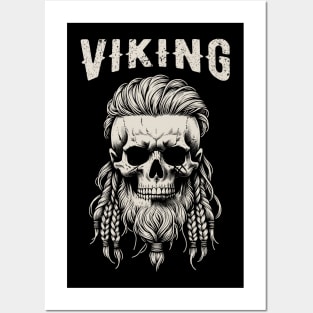 Viking Skull Posters and Art